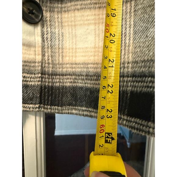 BB Dakota by Steve Madden Women's Boxy Shacket Size XS Shirt Jacket Flannel - Picture 6 of 9